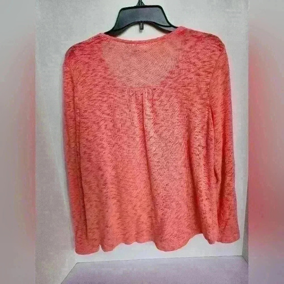 Cato Women's Long Sleeve Knit Top Pink Floral Size L - Picture 2 of 6